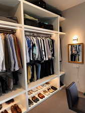 View of closet