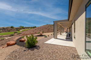 View of yard featuring a patio area