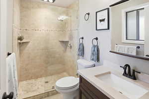 Primary ensuite bathroom with shower