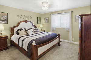 Primary ensuite bedroom with walk in closet