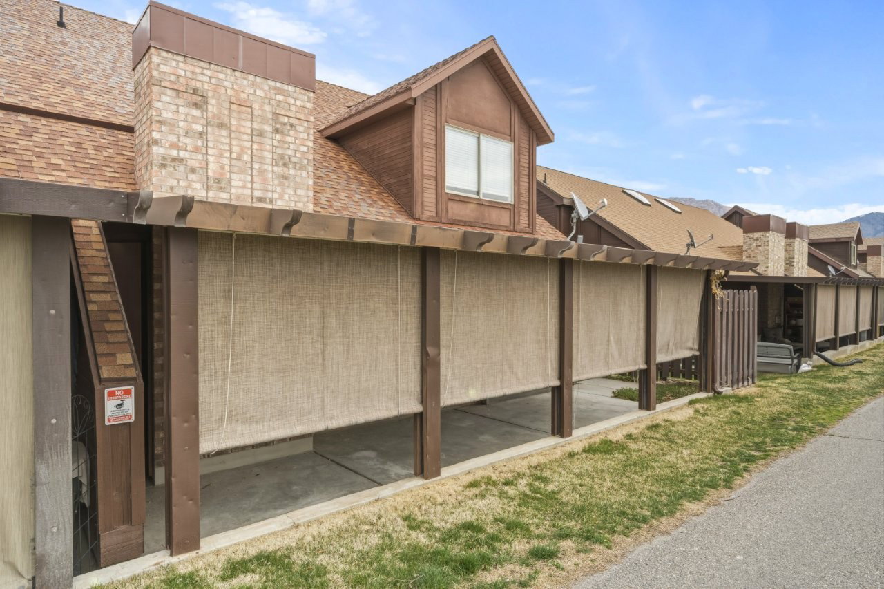 View of back of property Patio With Screens