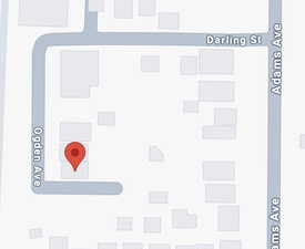 Picture of the location from maps. Turn West on Darling Street, South on Ogden Avenue, and it is at the end of the road.