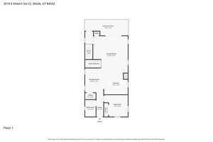 View of floor plan / room layout
