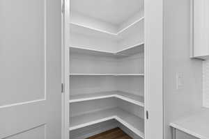 View of storage area