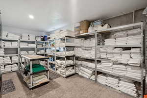 View of storage room