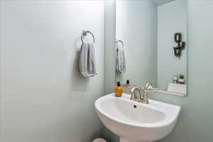 Bathroom with a sink