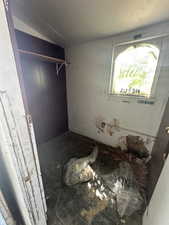 View of laundry area