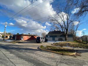 View of single story home