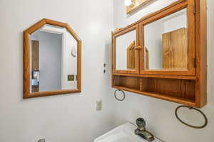 Bathroom featuring a sink