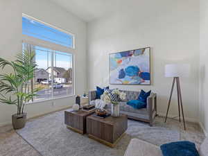 Main floor Living Area off of the front door