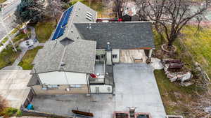 Aerial view of property and surrounding area