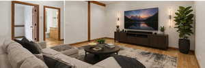 Virtual staging idea for lower Living room