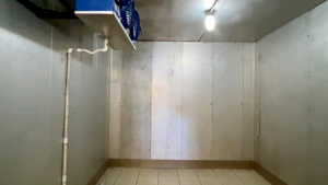 View of below grade area