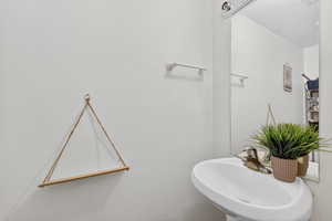 Bathroom featuring a sink