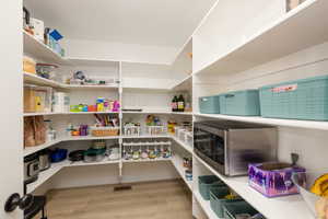 View of storage area