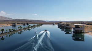 Water view with mountains