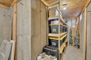 View of storage room