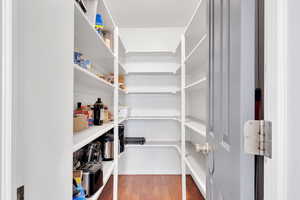 View of storage area