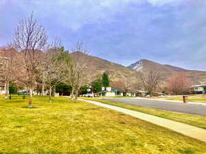 View of mountain at Donner Trail Park