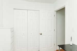 Bedroom 1 featuring a closet