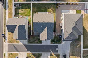 Bird's eye view of home