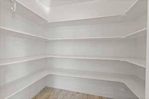 View of walk-in pantry