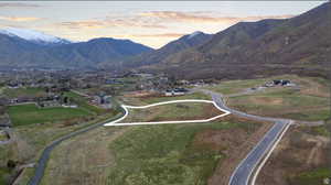 View of mountain background