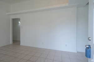Empty room with baseboards