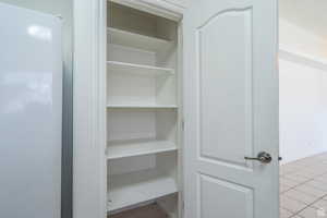 View of closet