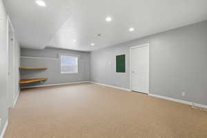 Second living room basement.