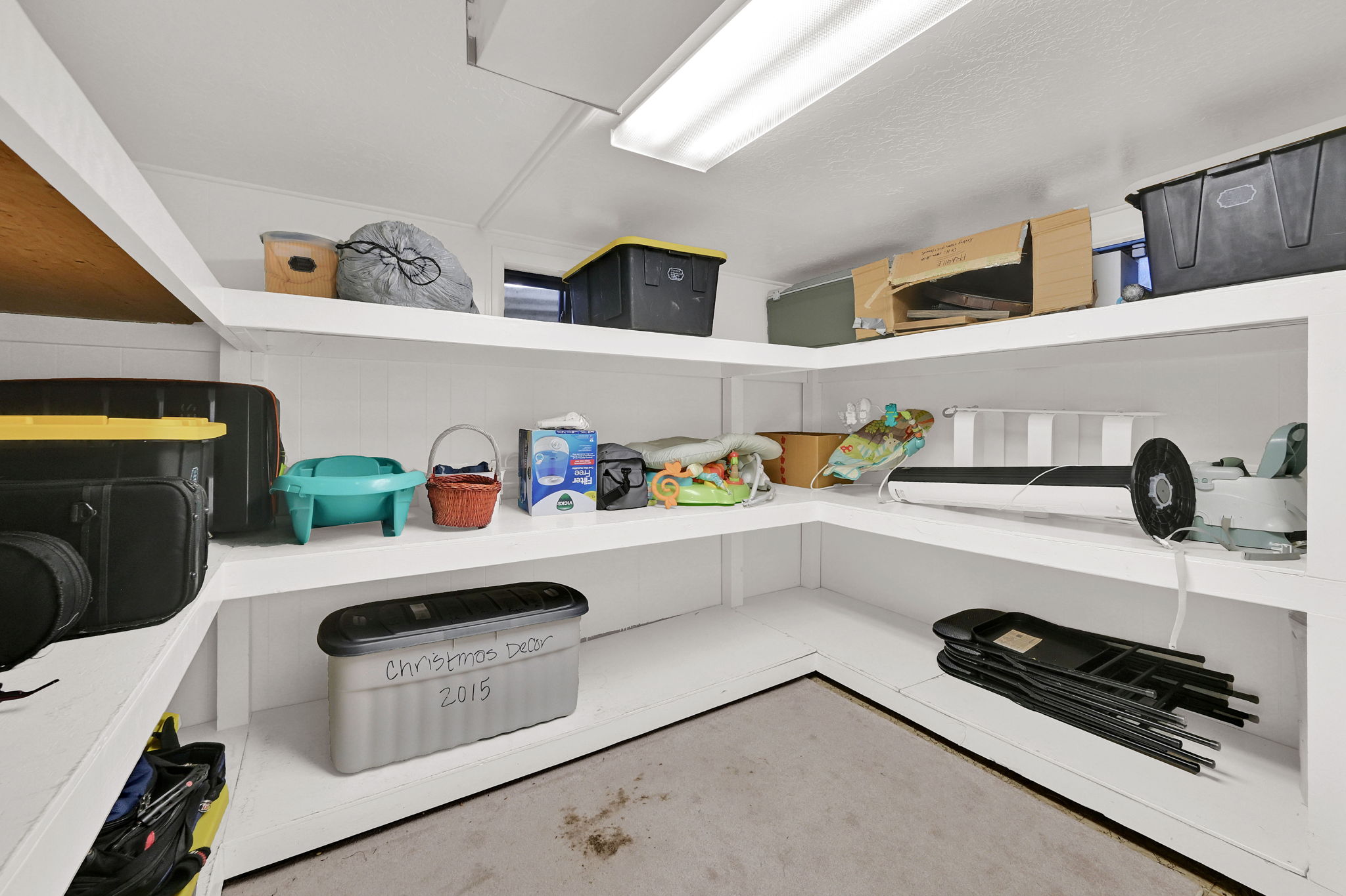View of large storage area