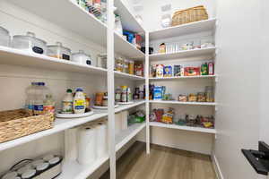View of storage area