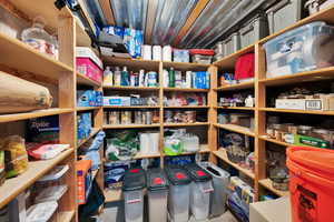 View of storage area