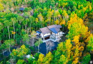 View from above of property