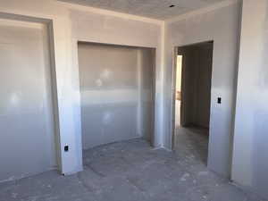 Unfurnished bedroom featuring a closet