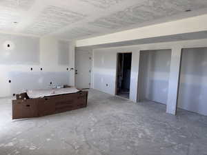 Interior space featuring vanity