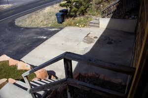 Exterior view of stairs