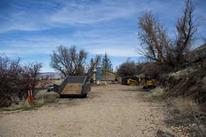 View of yard and parking