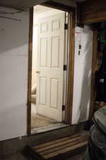 View to inside of basement from garage