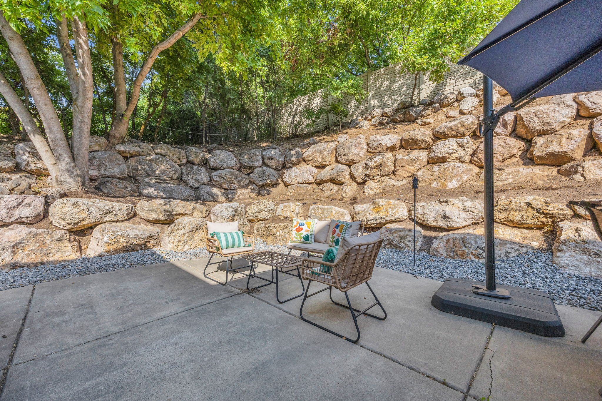 View of patio