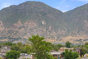 View of mountain background
