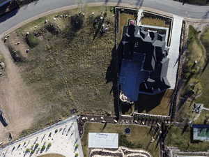 Aerial view of property's location