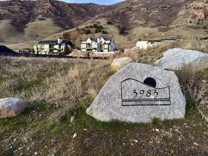 View of mountain backdrop