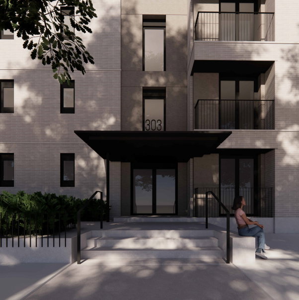 View of apartment building / complex