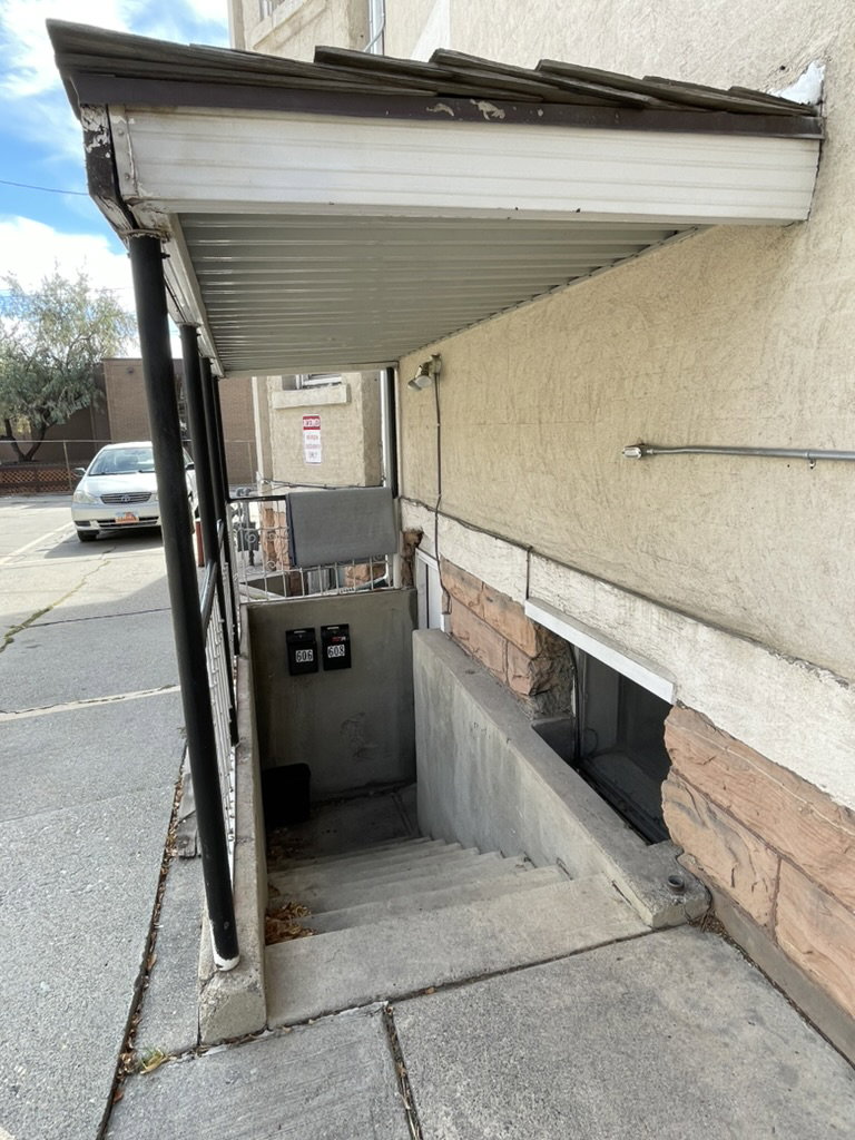 View of stairway