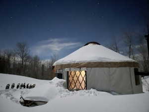 View of snowy exterior
