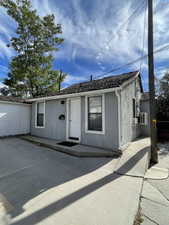 View of front of house with stucco siding
