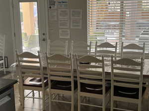 View of dining room