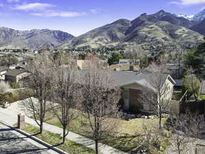 View of mountain background