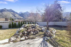 View of mountain backdrop